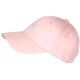 Casquette Femme Rose BRILLANTE Brodée Blanche Réglable en Coton