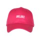 Casquette Femme Fuchsia BRILLANTE Brodée Blanche Réglable