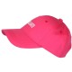 Casquette Femme Fuchsia BRILLANTE Brodée Blanche Réglable