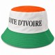 Bob Côte d’Ivoire Homme Femme Orange Blanc Vert Supporter Football