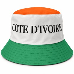 Bob Côte d’Ivoire Homme Femme Orange Blanc Vert Supporter Football