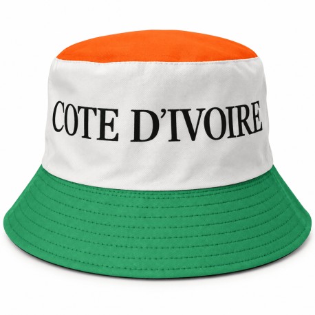 Bob Côte d’Ivoire Homme Femme Orange Blanc Vert Supporter Football