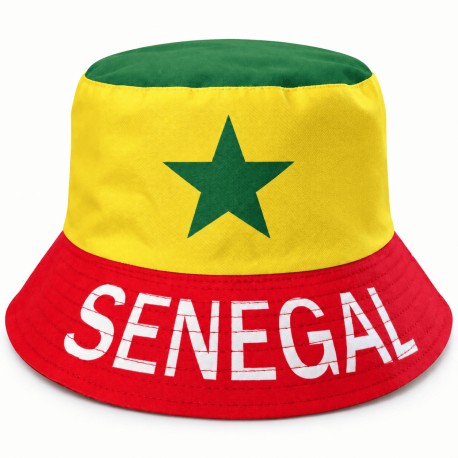 Bob Sénégal Homme Femme Vert Jaune Rouge Supporter Football Étoile