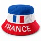 Bob France Homme Femme Bleu Blanc Rouge Drapeau Supporter Football