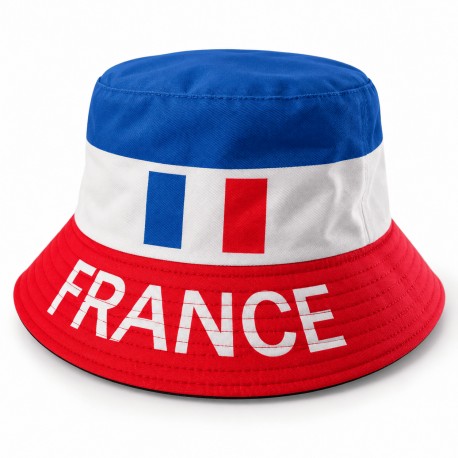 Bob France Homme Femme Bleu Blanc Rouge Drapeau Supporter Football