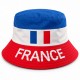 Bob France Homme Femme Bleu Blanc Rouge Drapeau Supporter Football