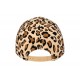 Casquette NY Léopard Beige Camel Brodée Homme Femme