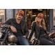Casquette Trucker Indian Marron Rouge Vintage Skeleton en Coton