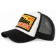 Casquette Indian Noire Blanche Vintage Skeleton en Coton