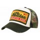 Casquette Indian Verte Camouflage Vintage Skeleton en Coton