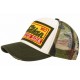 Casquette Indian Verte Camouflage Vintage Skeleton en Coton