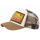 Casquette Indian Beige Camouflage Vintage Skeleton en Coton