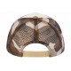 Casquette Indian Beige Camouflage Vintage Skeleton en Coton