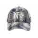 Casquette NY Bleue Délavée Vintage Homme Femme en Coton