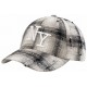 Casquette NY Blanche Noire Délavée Vintage Homme Femme en Coton