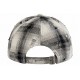 Casquette NY Blanche Noire Délavée Vintage Homme Femme en Coton