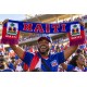 Écharpe Haïti Bleu Rouge Supporter Les Grenadiers 150 x 20 cm