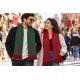 Écharpe Maroc Rouge Verte Supporter Lions de l’Atlas 150 x 20 cm