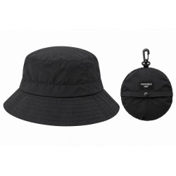 Bob Imperméable Noir Pliable Homme Femme Randonnée Voyage