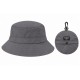 Bob Imperméable Gris Pliable Homme Femme Randonnée Voyage