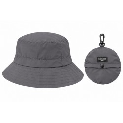 Bob Imperméable Gris Pliable Homme Femme Randonnée Voyage