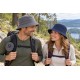 Bob Imperméable Gris Pliable Homme Femme Randonnée Voyage