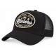 Casquette Riviera Côte d’Azur Noire Trucker Homme Femme Filet