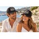 Casquette Riviera Côte d’Azur Noire Trucker Homme Femme Filet