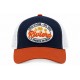 Casquette Riviera Côte d’Azur Bleu Orange Trucker