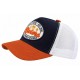 Casquette Riviera Côte d’Azur Bleu Orange Trucker