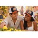 Casquette Riviera Côte d’Azur Bleu Orange Trucker
