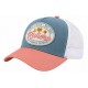 Casquette Riviera Côte d’Azur Bleu Ciel Rose Trucker