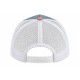 Casquette Riviera Côte d’Azur Bleu Ciel Rose Trucker