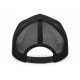 Casquette Monaco Côte d’Azur Noire Trucker Homme Femme Filet
