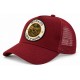 Casquette Monaco Côte d’Azur Rouge Bordeaux Trucker Femme Homme Filet