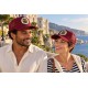 Casquette Monaco Côte d’Azur Rouge Bordeaux Trucker Femme Homme Filet