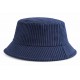 Bob Bleu Marine en Velours Côtelé Grosses Côtes Homme Femme