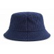 Bob Bleu Marine en Velours Côtelé Grosses Côtes Homme Femme