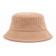 Bob Beige Velours Côtelé Grosses Côtes Homme Femme
