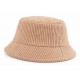 Bob Beige Velours Côtelé Grosses Côtes Homme Femme