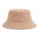 Bob Beige Velours Côtelé Grosses Côtes Homme Femme
