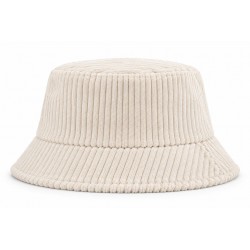 Bob Écru Velours Côtelé Grosses Côtes Homme Femme