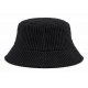 Bob Noir Velours Côtelé Grosses Côtes Homme Femme