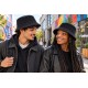 Bob Noir Velours Côtelé Grosses Côtes Homme Femme