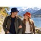 Bob Bleu Marine en Velours Côtelé Fines Côtes Homme Femme