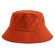 Bob Orange en Velours Côtelé Fines Côtes Homme Femme