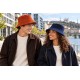 Bob Orange en Velours Côtelé Fines Côtes Homme Femme