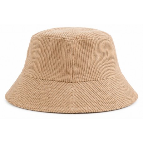Bob Beige en Velours Côtelé Fines Côtes Homme Femme