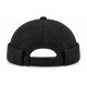 Bonnet Docker Daim Noir – Bonnet Biker Miki en Suédine