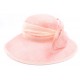 Chapeau Cérémonie Cipres en sisal Rose et Ecru ANCIENNES COLLECTIONS divers